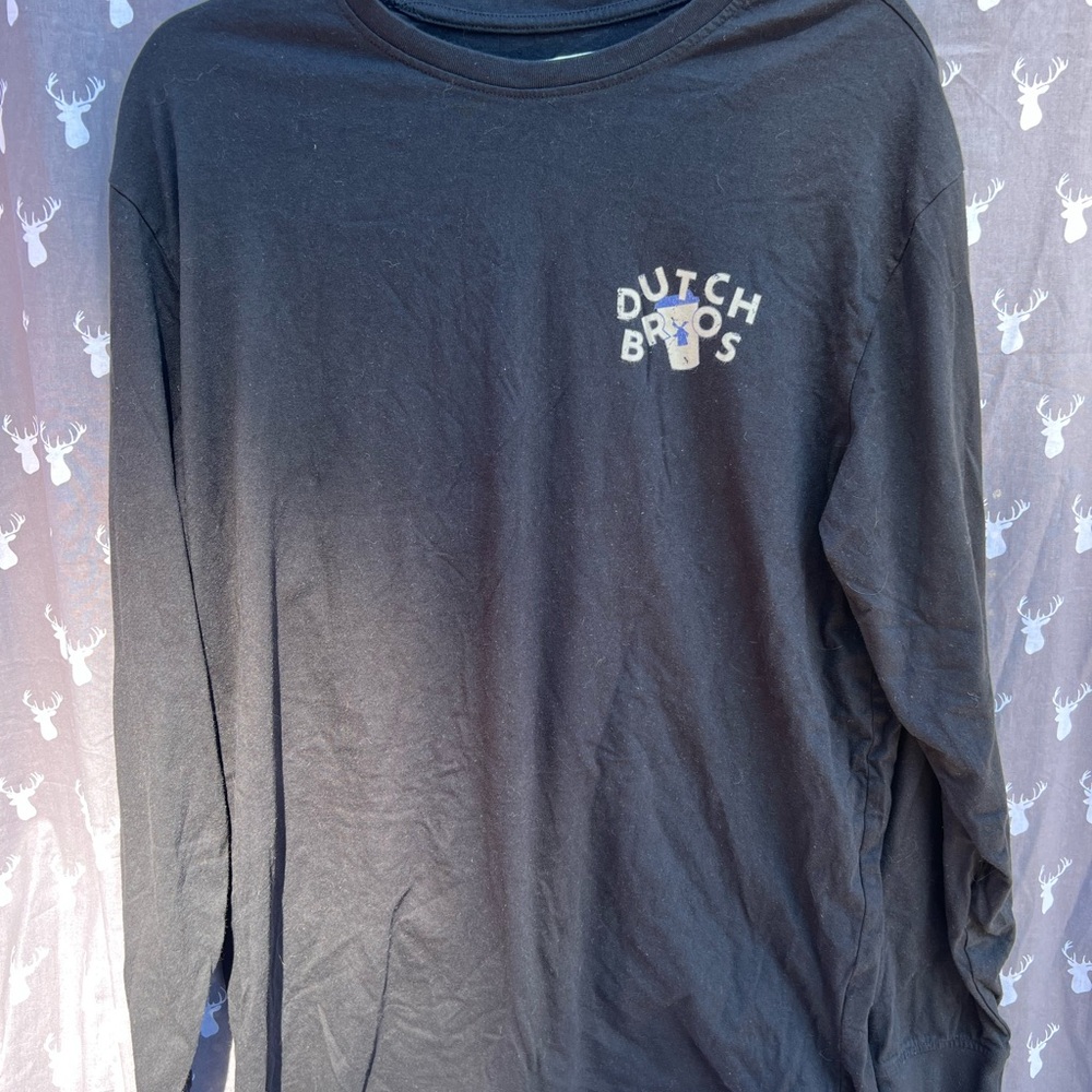 Dutch Bros Black Long Sleeve Shirt
